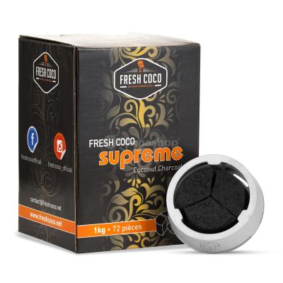 Carbón natural para shisha, cubos de coco para narguile, carbones  cuadrados. - Darnashop