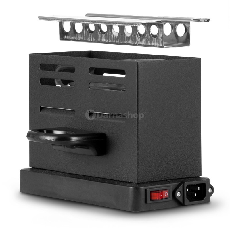 Allume-charbon électrique 500W – Allume Charbon En 5 Min, Panier Amovible – Pour Barbecue, Chicha, Camping