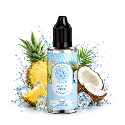 Concentré Ananas Coco Frais 30 ml Le Petit Verger 