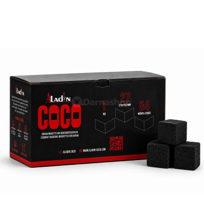 Charbon Aladin Coco 27mm 1KG