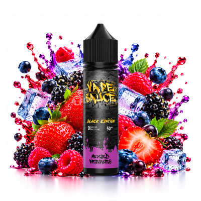 E-Liquide Black Edition 50ML Vape Sauce - Blueberry Sour Raspberry