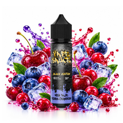 E-Liquide Black Edition 50ML Vape Sauce - Blueberry Sour Raspberry