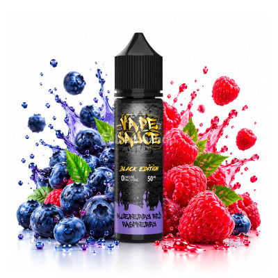 E-Liquide Black Edition 50ML Vape Sauce - Blueberry Sour Raspberry