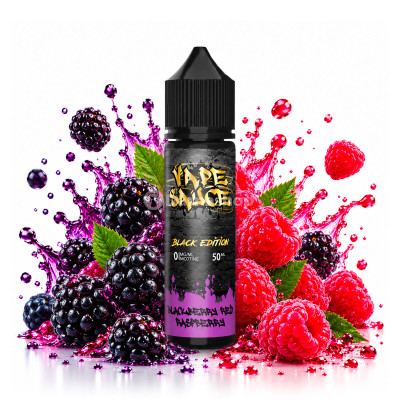 E-Liquide Black Edition 50ML Vape Sauce - Blueberry Sour Raspberry