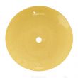 Assiette en verre Gold