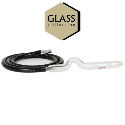 Tuyau Curve verre & silicone