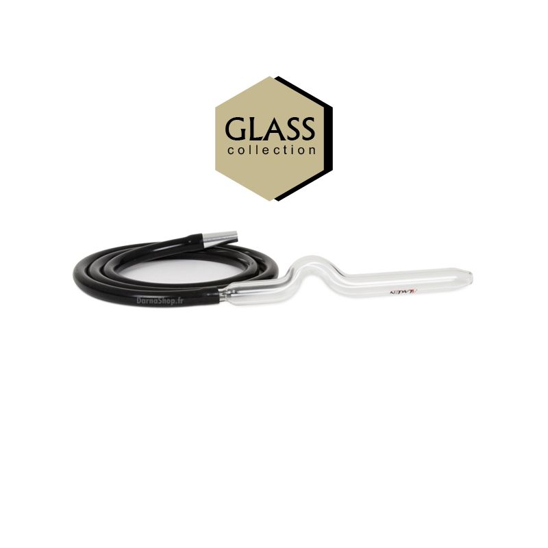 Tuyau Curve verre & silicone