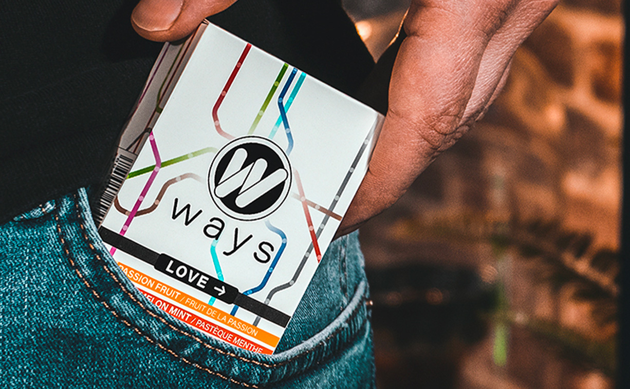 WAYS shisha-tabamel in het formaat van 50 gram