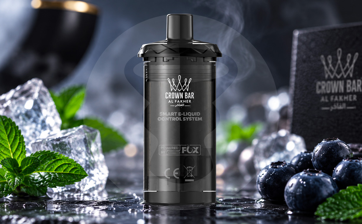 Nutzungsdauer und Mesh-Widerstand Hyper Max Prime 50K Crown Bar Al Fakher Kartuschen