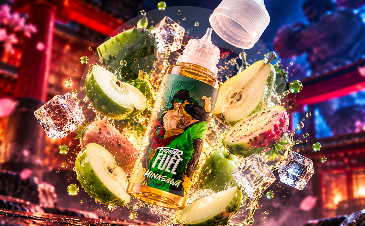 Les différentes saveurs des e-liquides Fighter Fuel inspirées des combattants Street Fighter