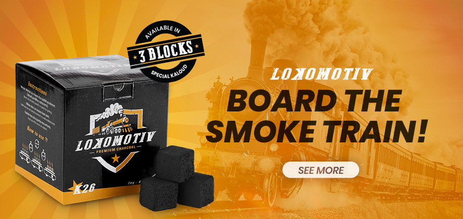 Lokomotiv is premium quality charcoal with a high carbon content designed for kaloud, brohood and provost!