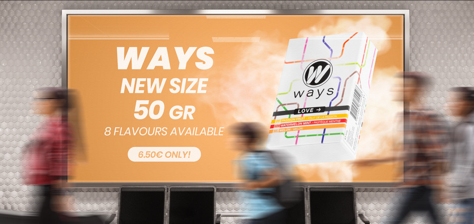 Ways, the manufacturer of shisha tobacco with or without nicotine