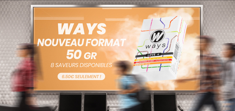 Ways, le fabricant de tabac à chicha avec ou sans nicotine