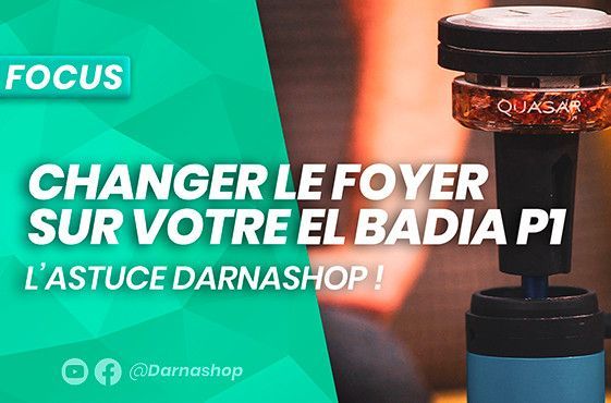 Comment adapter un autre foyer sur la chicha portable El badia P1 ?