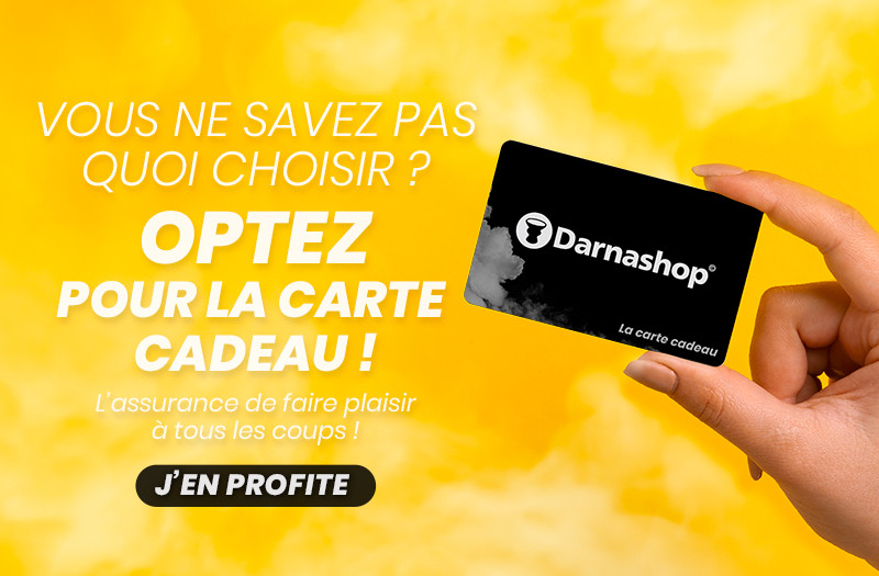 Carte Cadeau DARNASHOP: le choix de l'excellence!