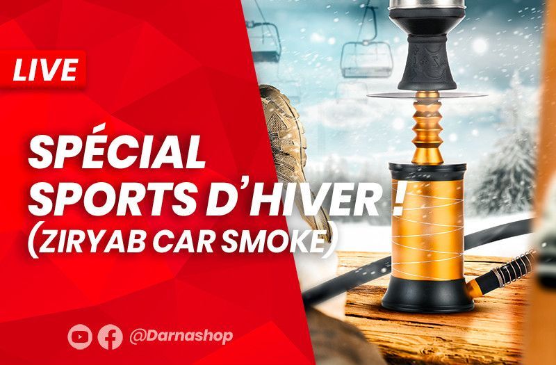 Edition sports d'hiver: check-list & test de la chicha Ziryab Car Smoke