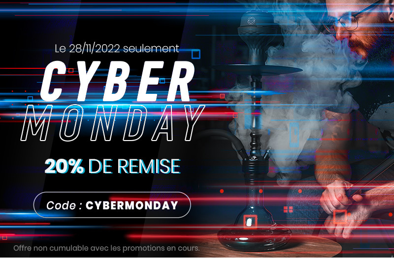 Cyber Monday chez Darnashop! 20% de réduction sur toute la boutique avec le code "Cybermonday"