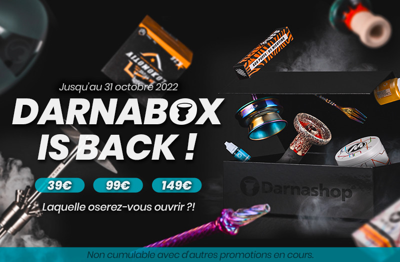 Darnabox : la boîte chicha mystère remplie de surprises!