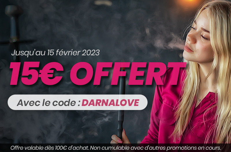 Code Promo Saint Valentin: Offrez une chicha pour entretenir la flamme!
