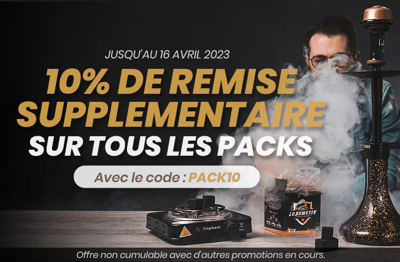 Code promo de Pâques: 10% de remise supplémentaire sur les packs!
