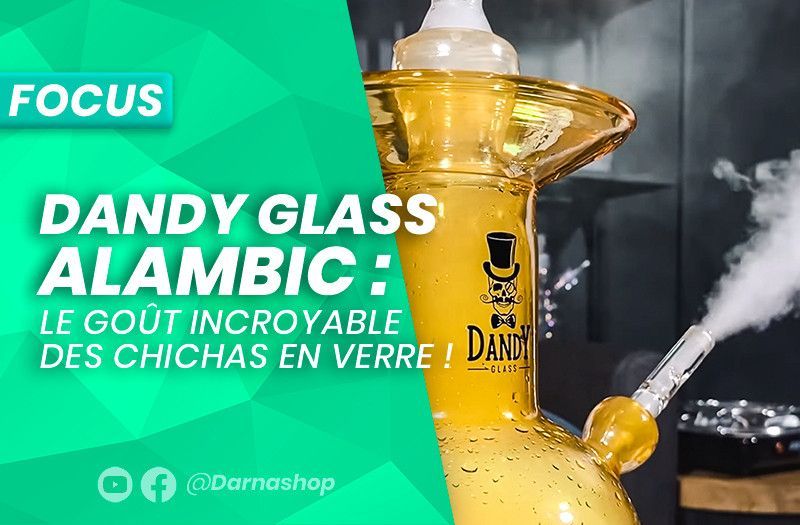 Présentation et test de la chicha en verre Alambic Dandy Glass