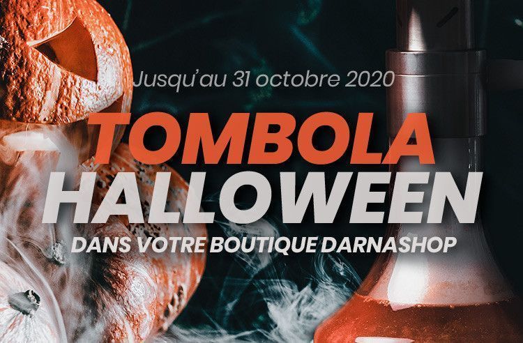 Tombola Halloween dans notre boutique chicha DARNASHOP de Lille!