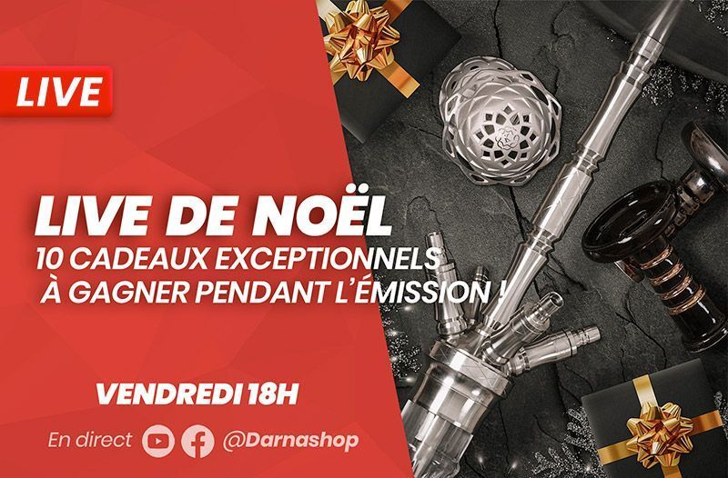 Live de NOEL chez DARNASHOP! Un cadeau à gagner toutes les 15 minutes!