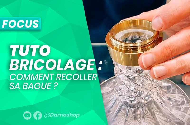 Tuto chicha : comment recoller la bague du vase de sa chicha?